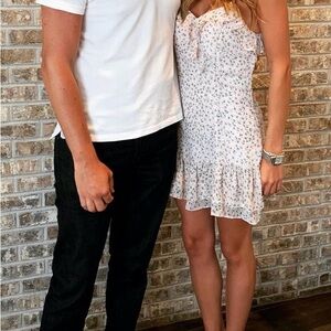 Light Pink Dress with Floral